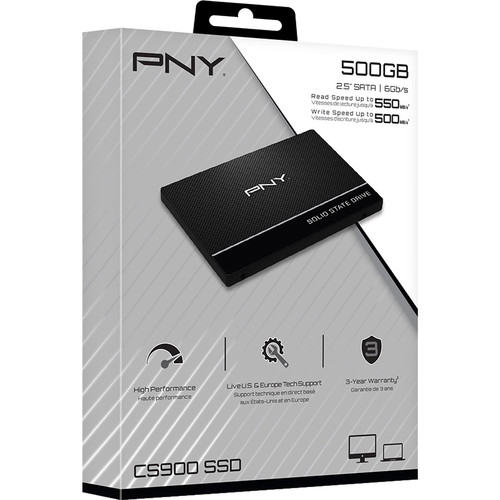 PNY Technologies 500GB CS900 SATA III 2.5