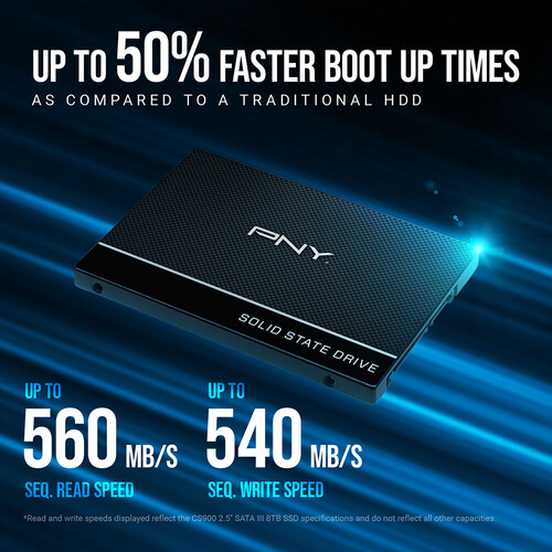 PNY Technologies 500GB CS900 SATA III 2.5