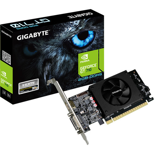 Gigabyte GeForce GT 710 Low-Profile Graphics Card