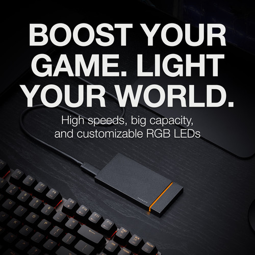 Seagate 1TB FireCuda Gaming USB 3.2 Gen2x2 Type-C External SSD