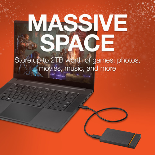Seagate 1TB FireCuda Gaming USB 3.2 Gen2x2 Type-C External SSD