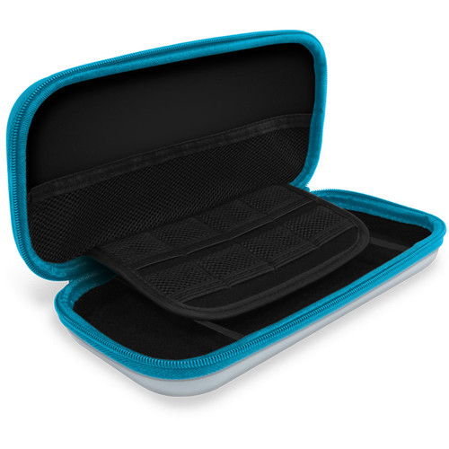 HYPERKIN EVA Hard-Shell Carrying Case for Nintendo Switch Lite (White & Turquoise)