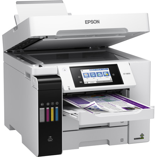 Epson EcoTank Pro ET-5850 All-in-One Cartridge-Free Supertank Printer