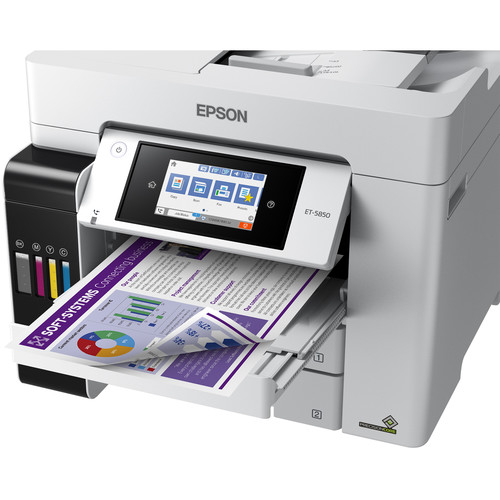 Epson EcoTank Pro ET-5850 All-in-One Cartridge-Free Supertank Printer