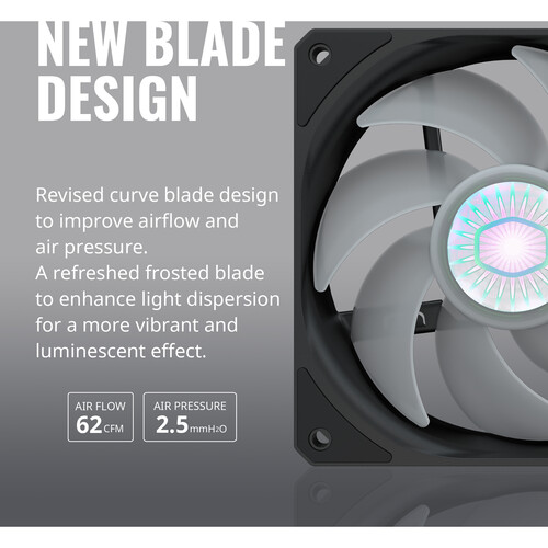 Cooler Master SickleFlow 120 ARGB Fan (3-Pack)