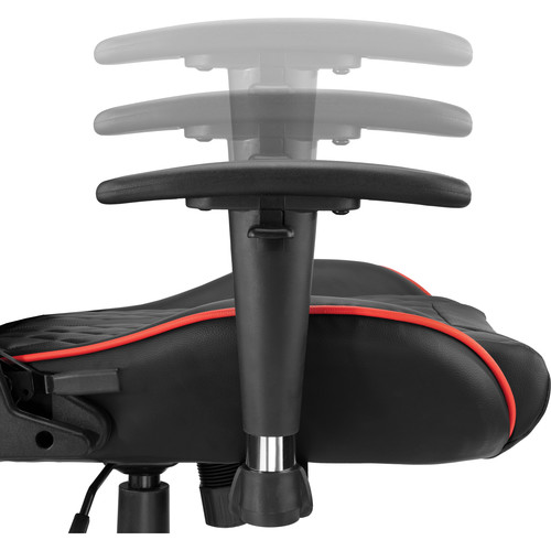Spieltek 100 Series Gaming Chair (Black & Red)