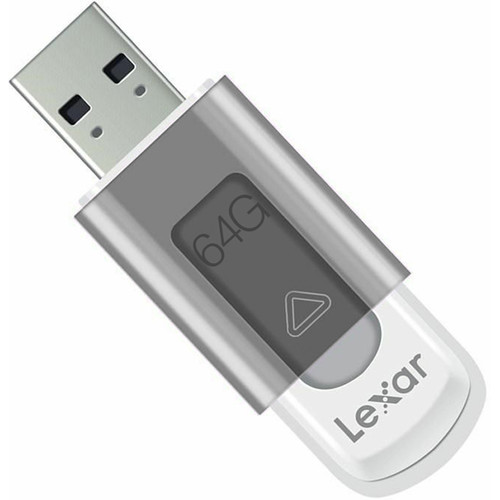 Lexar 64GB JumpDrive S50 USB 2.0 Flash Drive (Black)