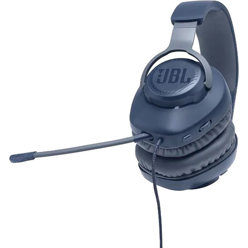 JBL Quantum 100 Wired Over-Ear Gaming Headset (Blue)