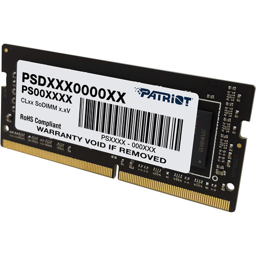 Patriot 32GB Signature Line DDR4 2666 MHz DR SO-DIMM Memory Module (1 x 32GB)