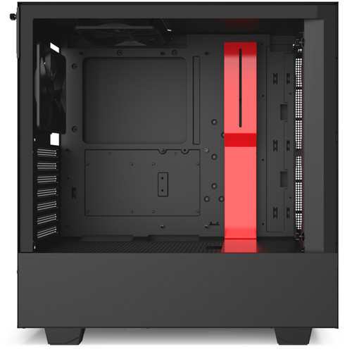 NZXT H510 Mid-Tower Case (Matte Black/Red)