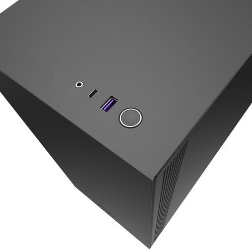 NZXT H510 Mid-Tower Case (Matte Black/Red)
