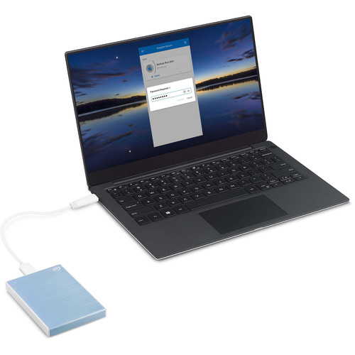 Seagate 4TB Backup Plus USB 3.0 External Hard Drive (Light Blue)