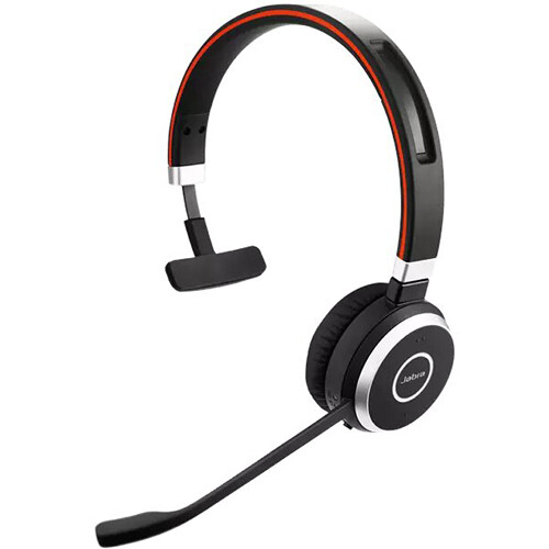 Jabra EVOLVE 65+ MS Stereo Bluetooth Headset with Charging Stand