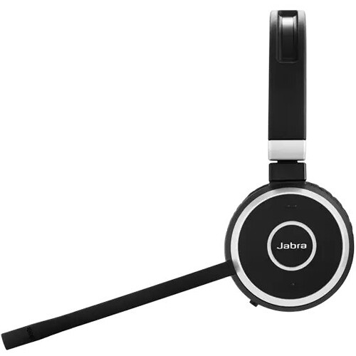 Jabra EVOLVE 65+ MS Stereo Bluetooth Headset with Charging Stand
