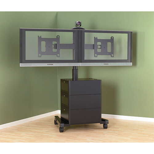 Chief Large Mobile A/V Cart (Black)