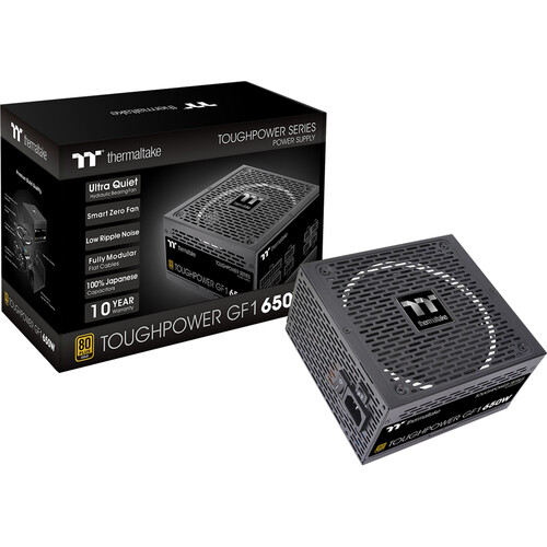 Thermaltake Toughpower GF1 650W 80 PLUS Gold Modular ATX Power Supply