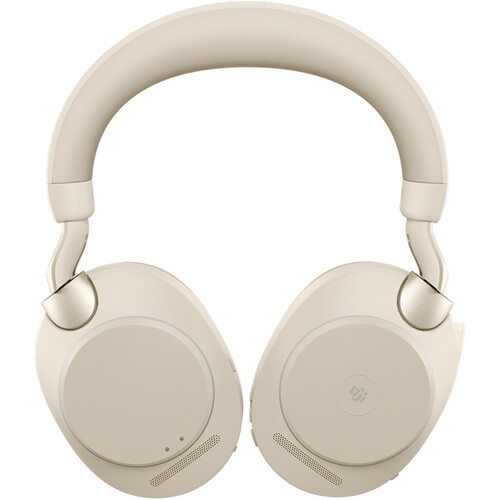 Jabra Evolve2 85 Noise-Canceling Wireless Over-Ear Headset (Microsoft Teams, USB Type-C, Beige)