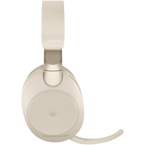 Jabra Evolve2 85 Noise-Canceling Wireless Over-Ear Headset (Microsoft Teams, USB Type-C, Beige)