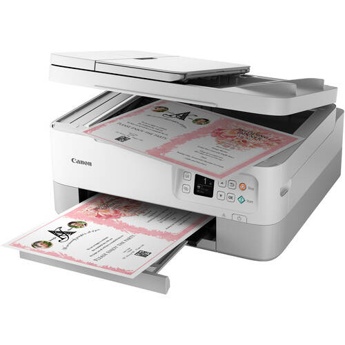 Canon PIXMA TR7020 Wireless Inkjet All-in-One Printer (White)