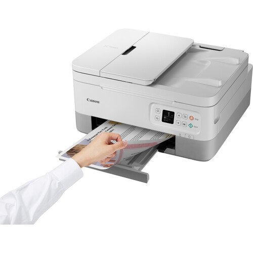 Canon PIXMA TR7020 Wireless Inkjet All-in-One Printer (White)