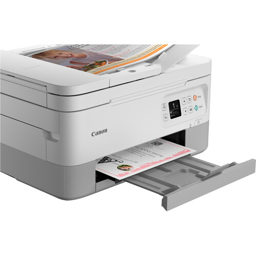 Canon PIXMA TR7020 Wireless Inkjet All-in-One Printer (White)