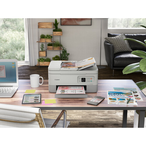 Canon PIXMA TR7020 Wireless Inkjet All-in-One Printer (White)