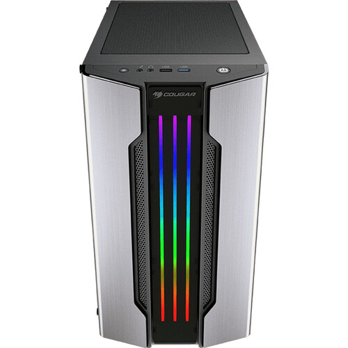 COUGAR Gemini M RGB Mini-Tower Case (Silver)