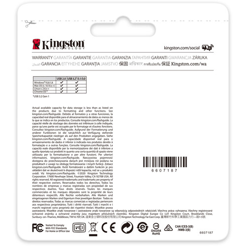 Kingston 128GB DataTraveler Exodia Flash Drive