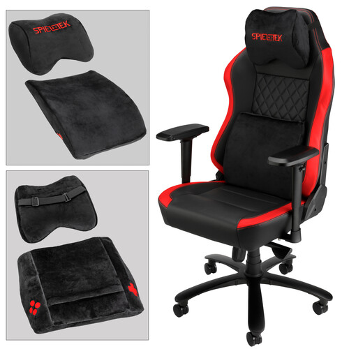 Spieltek 300 Series Gaming Chair (Black/Red)