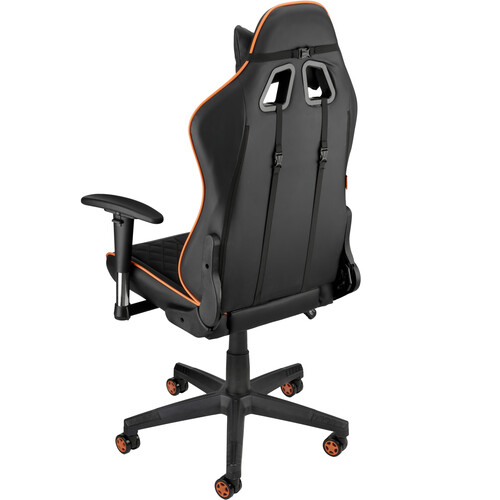 Spieltek 100 Series Gaming Chair (Black & Orange)