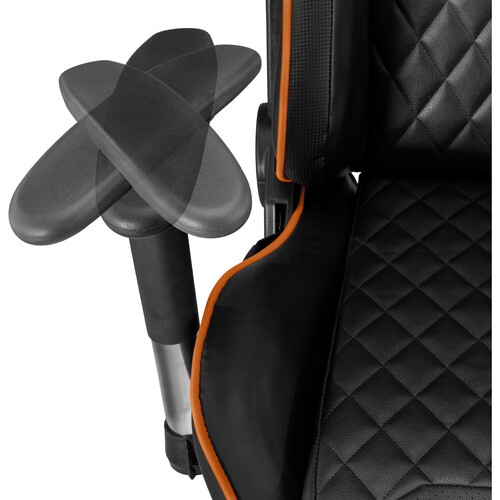 Spieltek 100 Series Gaming Chair (Black & Orange)