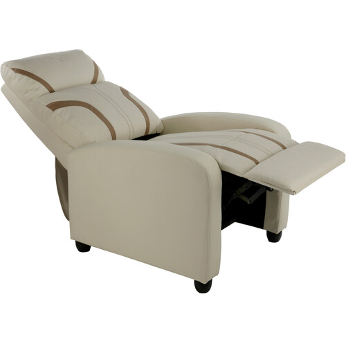 Spieltek RL Gaming Recliner (Cream/Brown)
