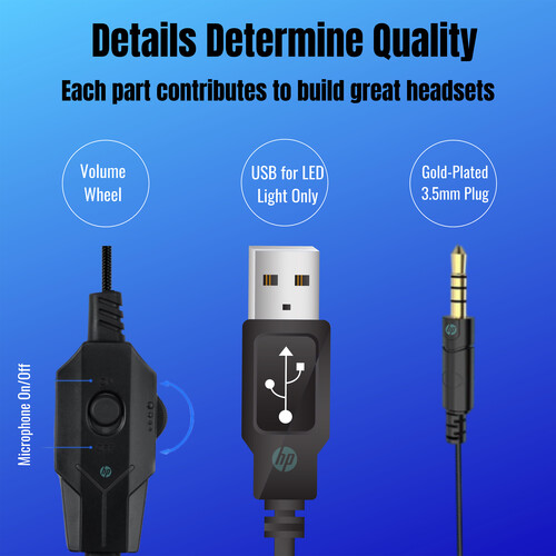 HP H200 Wired Stereo Gaming Headset