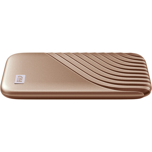 WD 1TB My Passport SSD USB 3.2 Gen 2 Type-C Portable SSD (Gold)