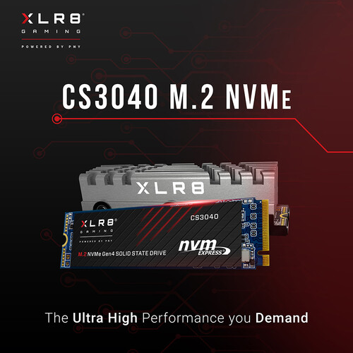 PNY Technologies CS3040 XLR8 500GB M.2 NVMe SSD