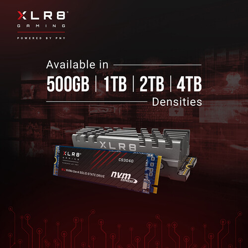 PNY Technologies CS3040 XLR8 500GB M.2 NVMe SSD