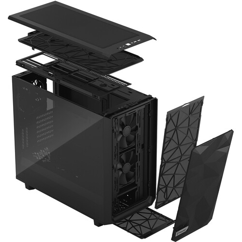 Fractal Design Meshify 2 Mid-Tower Case (Gray with Light Tempered Glass)