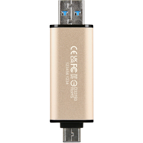 Transcend JetFlash 930C 2-In-1 Flash Drive (128GB)