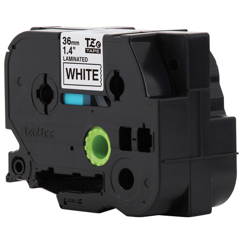 Brother TZe-M261 Label Tape for P-Touch Labelers (Black on Matte White, 1.4" x 26.2')