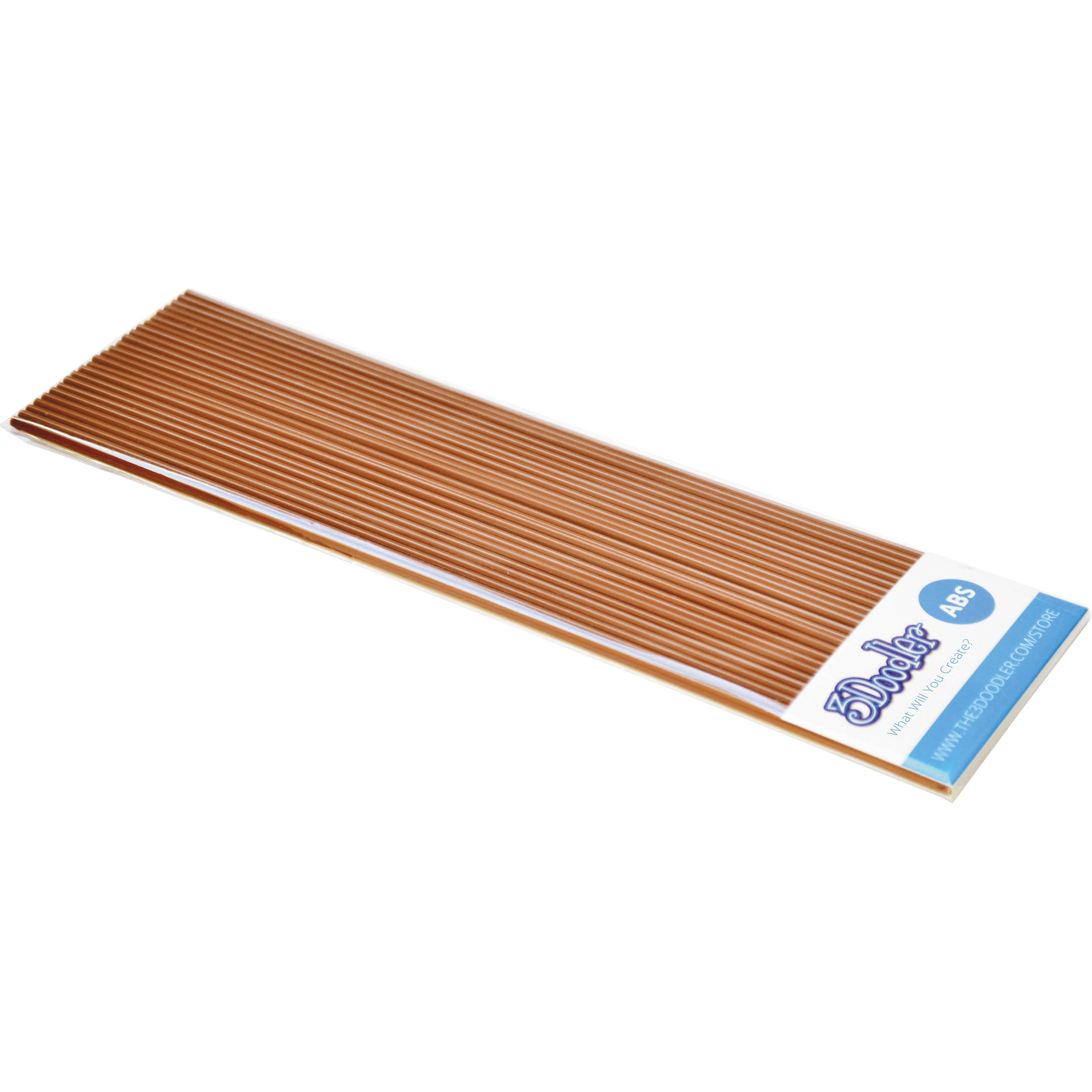 3Doodler ABS Plastic Filament Strands for the 3Doodler (Choco Brown, 25 Strands)