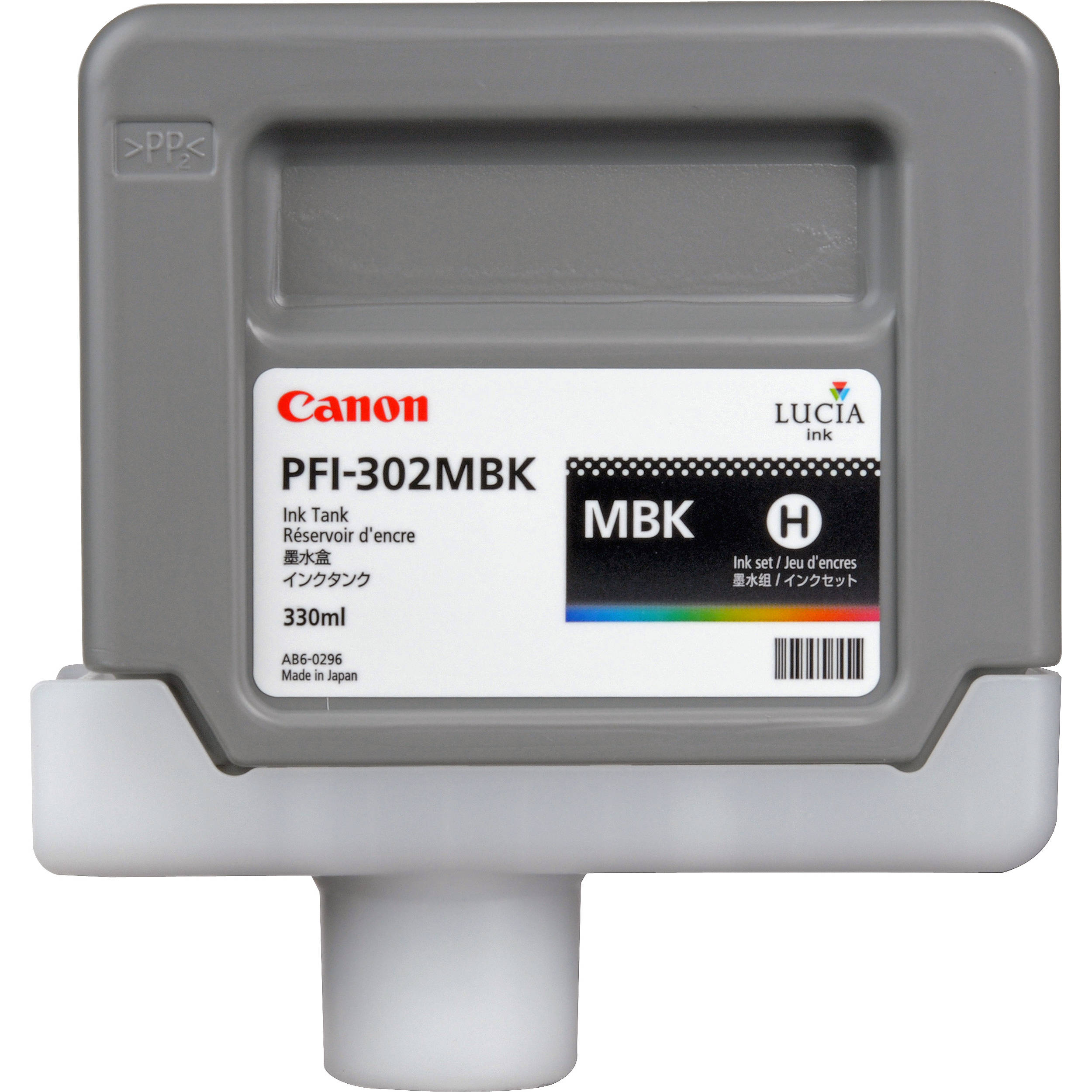 Canon PFI-302 Matte Black Ink Tank (330 ml)
