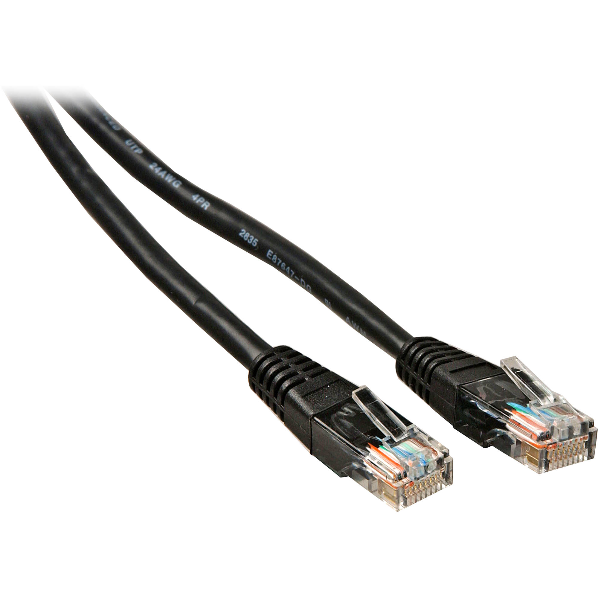 Hosa Technology Cat5e 10/100 Base-T Ethernet Cable (3', Black)