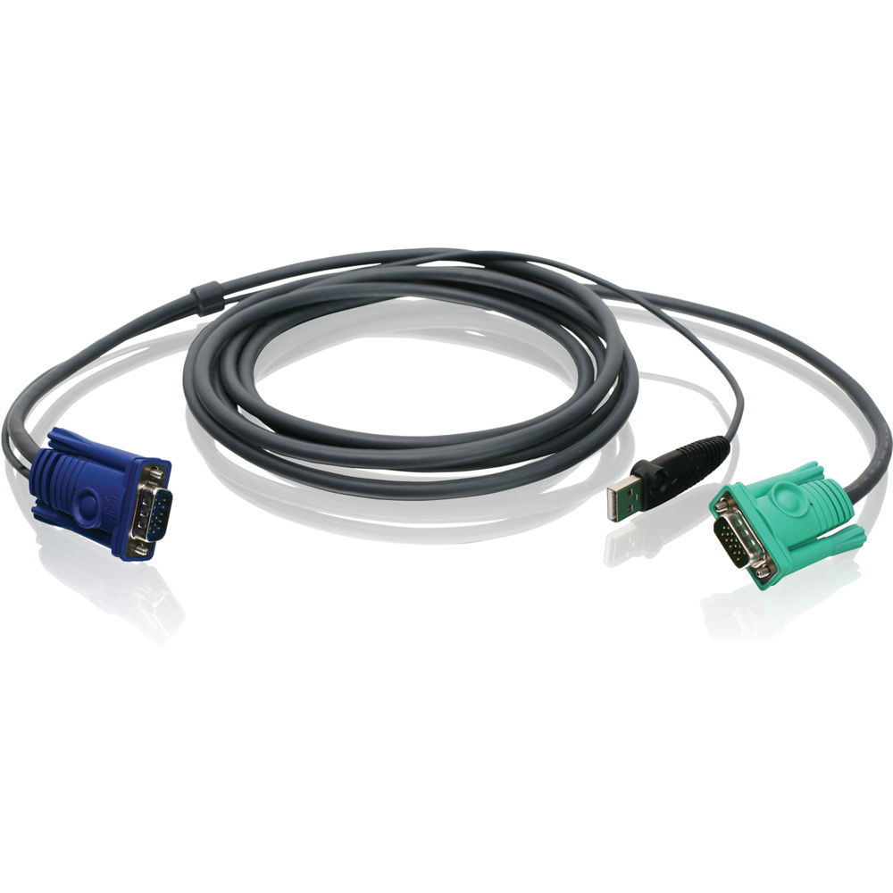 IOGEAR 10' (3.04 m) USB/VGA Bonded KVM Cable