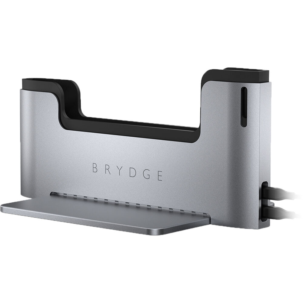 Brydge MacBook Vertical Dock for 13" MacBook Pro (Space Gray)