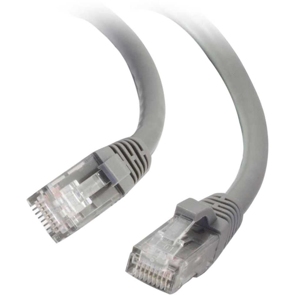 C2G RJ45 Male to RJ45 Male Cat 6 Snagless Patch Cable (8', Gray)