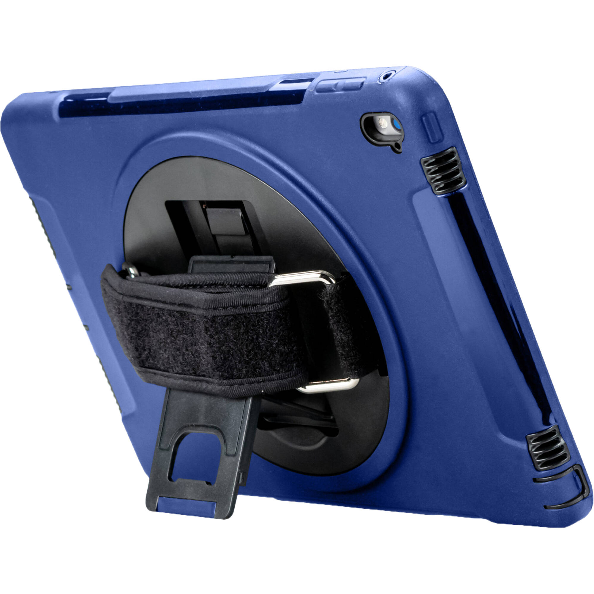 CTA Digital Protective Case with Grip and Kickstand for 10.2 and 10.5" iPads (Blue)