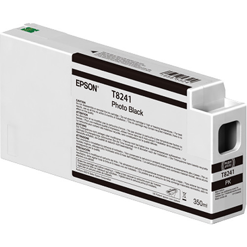 Epson T824100 UltraChrome HD Photo Black Ink Cartridge (350ml)