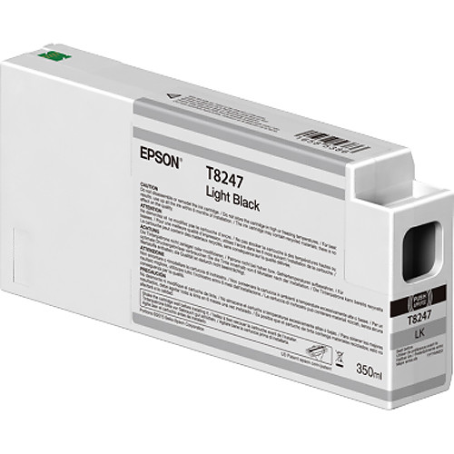 Epson T824700 UltraChrome HD Light Black Ink Cartridge (350ml)