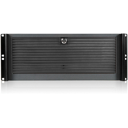 iStarUSA D-416-B10SA 4U Compact Stylish Rackmount Chassis for 10 x 3.5" Hotswap Drives PS2 PSU (Black)