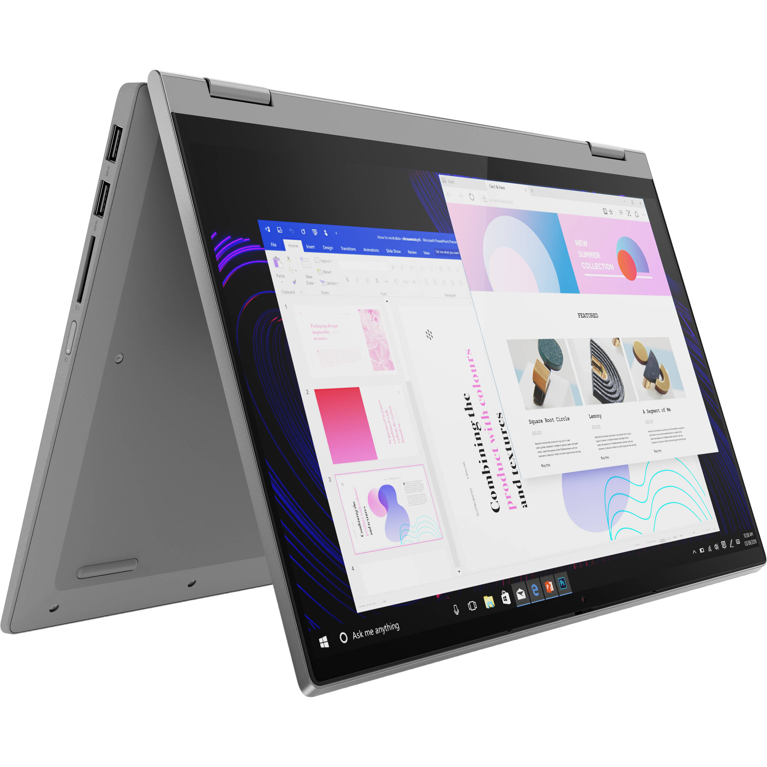 Lenovo 14" IdeaPad Flex 5 Multi-Touch 2-in-1 Laptop Platinum Gray)